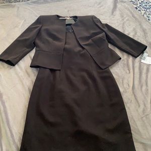 Black Anne Klein Suit Dress Combo